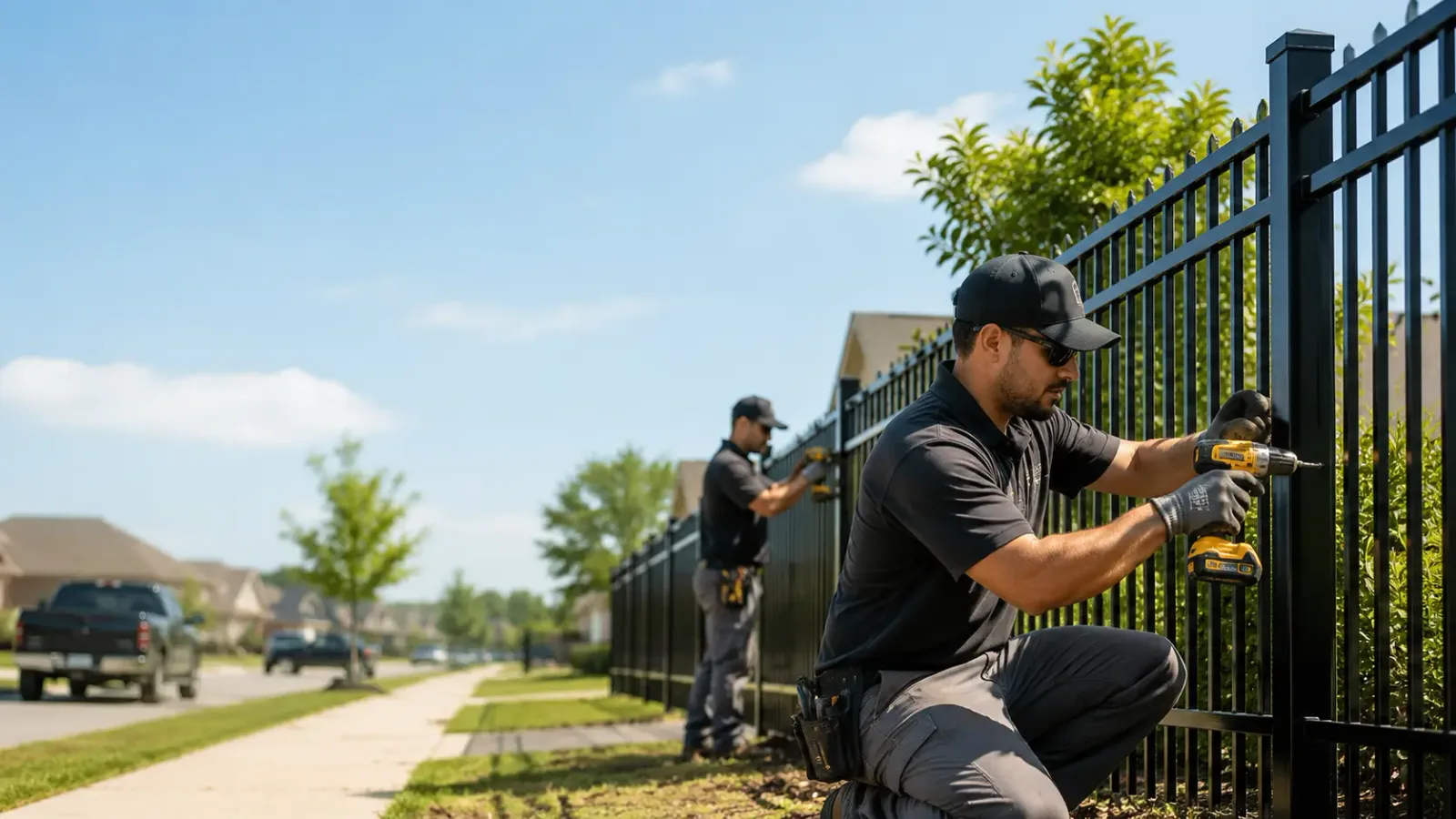 Metal Fence Installation in Welsh, LA